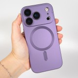iPhone 17 Pro Max Case Hülle - Gummi weich mit Kameraschutzglas MagSafe - Violett