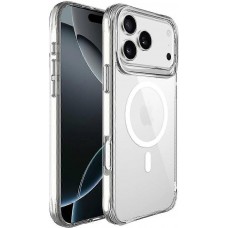 Coque iPhone 17 Pro - Gel transparent compatible MagSafe silicone TPU Super Clear