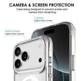 Coque iPhone 17 Pro - Gel transparent compatible MagSafe silicone TPU Super Clear