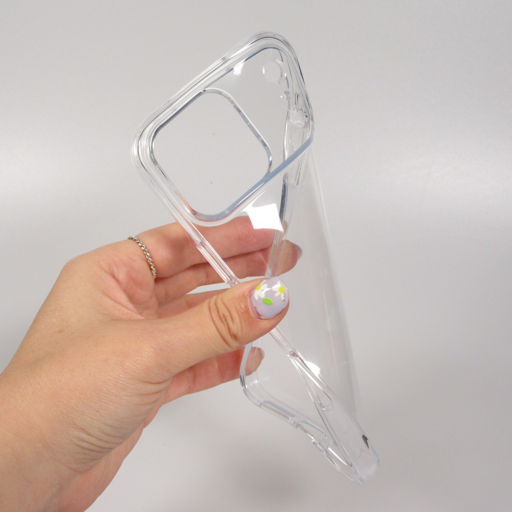 iPhone 17 Pro Max Case Hülle - Gummi Transparent Silikon Gel Simple Super Clear flexibel