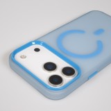 Coque iPhone 17 Pro Max - Jelly Color semi-transparent avec MagSafe - Bleu