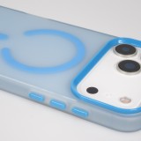 Coque iPhone 17 Pro Max - Jelly Color semi-transparent avec MagSafe - Bleu