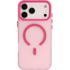 Coque iPhone 17 Pro Max - Jelly Color semi-transparent avec MagSafe - Rose