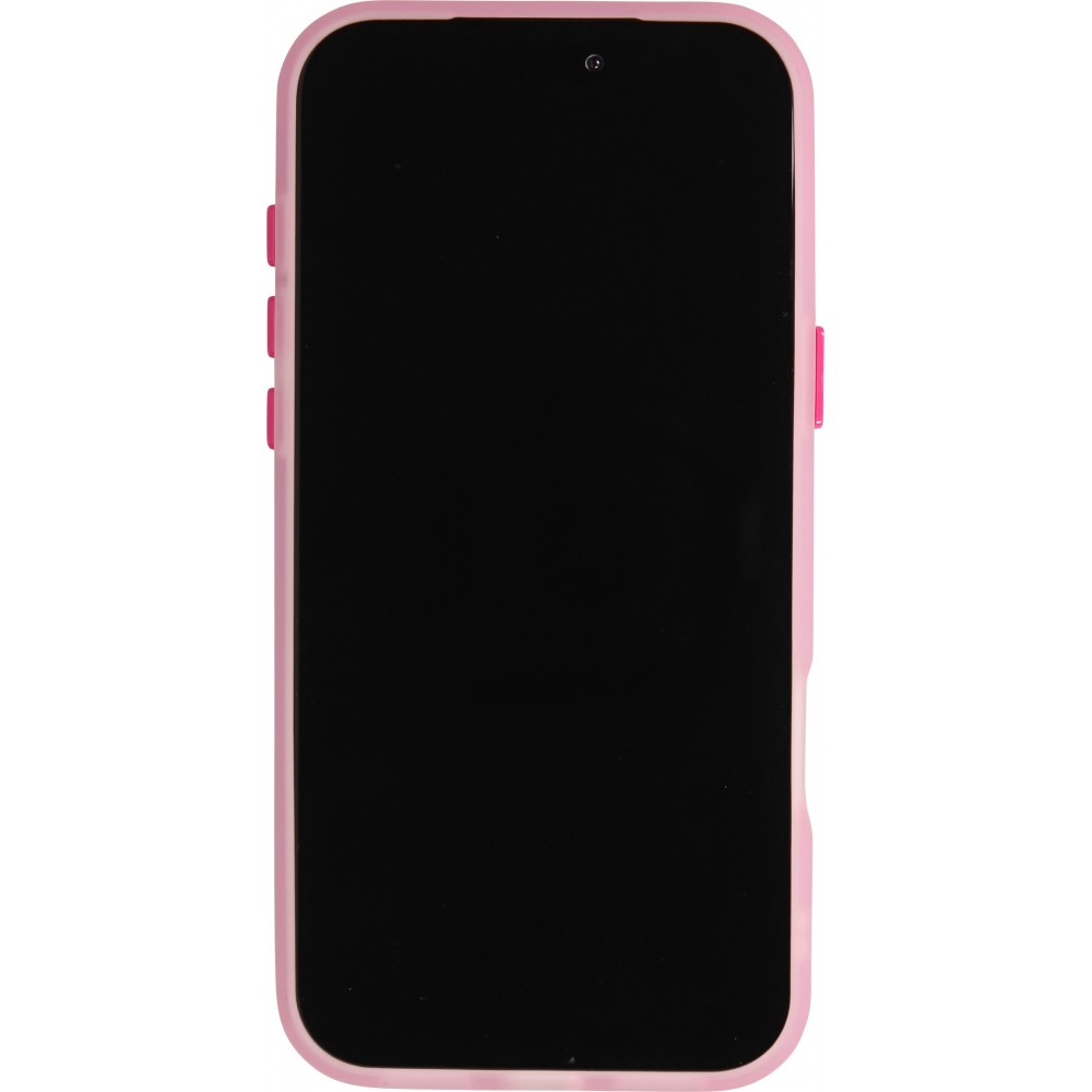 Coque iPhone 17 Pro Max - Jelly Color semi-transparent avec MagSafe - Rose