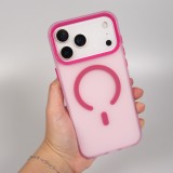 Coque iPhone 17 Pro Max - Jelly Color semi-transparent avec MagSafe - Rose