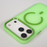 Coque iPhone 17 Pro Max - Jelly Color semi-transparent avec MagSafe - Vert