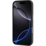 Coque iPhone 17 Pro Max - Audi TT MagSafe en cuir synth&eacute;tique avec le logo en relief - Noir