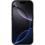 Coque iPhone 17 Pro Max - Audi TT MagSafe en cuir synth&eacute;tique avec le logo en relief - Noir