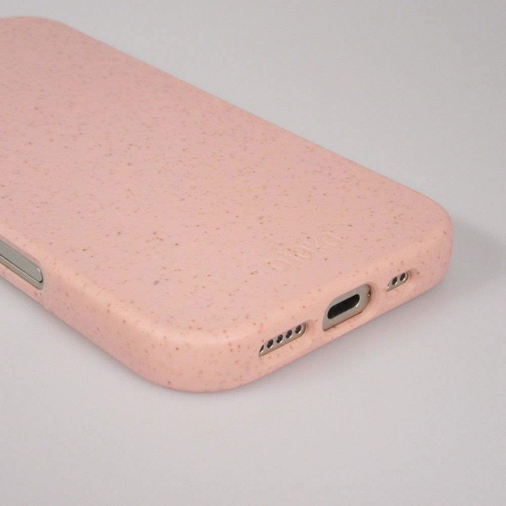 Coque iPhone 17 Pro Max - Bioka biodégradable et compostable Eco-Friendly - Rose