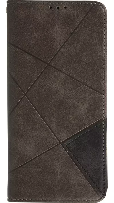 Coque iPhone 17 Pro Max - Flip Géometrique - Gris