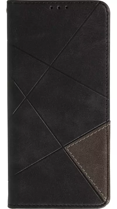 Coque iPhone 17 Pro Max - Flip Géometrique - Noir