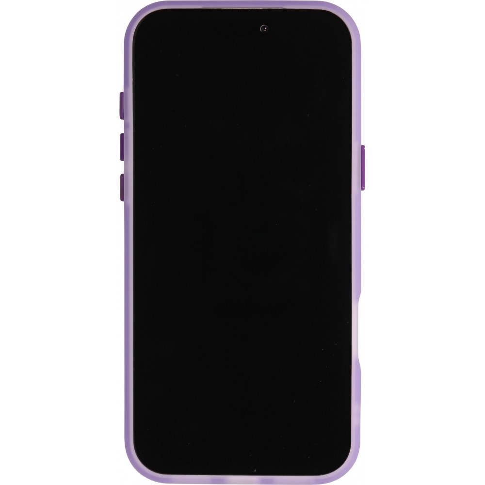 iPhone 17 Pro Max Case Hülle - Jelly Color Semi-transparent mit MagSafe - Violett