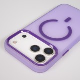 iPhone 17 Pro Max Case Hülle - Jelly Color Semi-transparent mit MagSafe - Violett