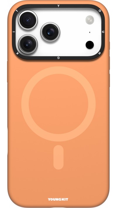 iPhone 17 Pro Max Case Hülle - Youngkit Gel Cream Series MagSafe - Orange