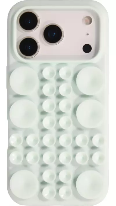 Coque iPhone 17 Pro Max - Murale ventouse pastel avec fixation sur surfaces - Vert menthe Coque iPhone 17 Pro Max - Murale ventouse pastel avec fixation sur surfaces - Vert menthe