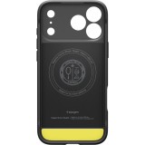 Coque iPhone 17 Pro - Spigen Rugged Armor MagFit compatible MagSafe r&eacute;sistante et durable - Noir