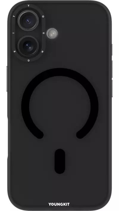 Coque iPhone 17 - Youngkit Hidden Sand MagSafe - Noir