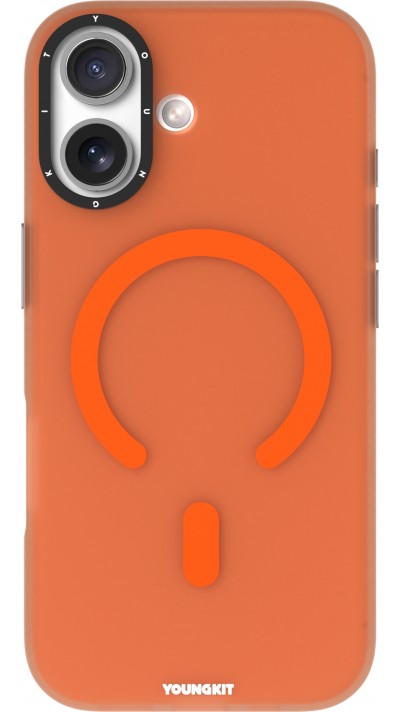 Coque iPhone 17 - Youngkit Hidden Sand MagSafe - Orange