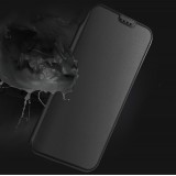 Coque iPhone Air - Dux Ducis Skin Pro avec rabat et emplacement pour cartes en cuir synthétique PU et TPU flexible - Noir