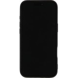 iPhone Air Case Hülle - Gummi weich mit Kameraschutzglas MagSafe - Schwarz