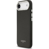 iPhone Air Case H&uuml;lle - Lacoste PU Leder Champs Elysees MagSafe elegante und langlebige Schutzh&uuml;lle - Schwarz