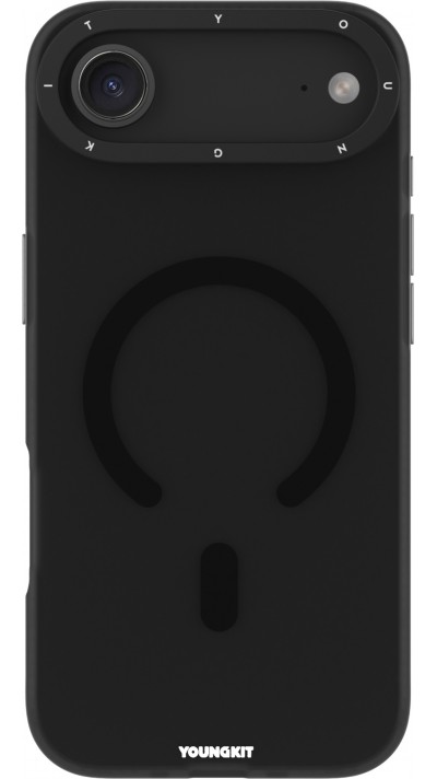 Coque iPhone Air - Youngkit Hidden Sand MagSafe - Noir