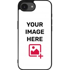 Coque personnalisée avec bords en silicone noir - iPhone 16e