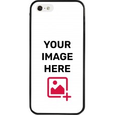 Coque personnalisée avec bords en silicone noir - iPhone 5