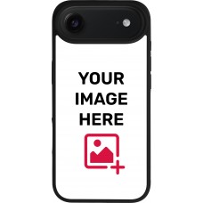 Coque personnalisée avec bords en silicone noir - iPhone Air