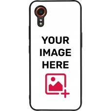 Coque personnalisée en silicone rigide noir - Galaxy XCover7