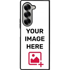 Coque personnalisée en silicone rigide noir - Galaxy Z Fold6