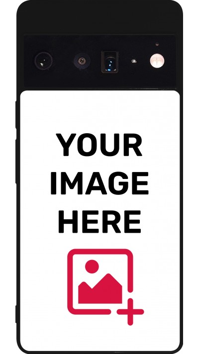 Custom Hülle Silikon schwarz - Google Pixel 6 Pro