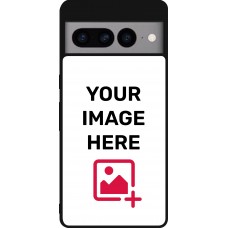 Coque personnalisée en silicone rigide noir - Google Pixel 7 Pro