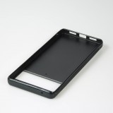 Coque personnalisée en silicone rigide noir - Google Pixel 7a