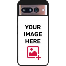 Coque personnalisée en silicone rigide noir - Google Pixel 8