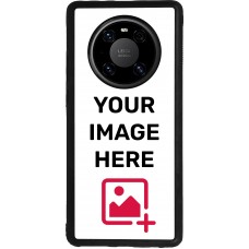 Coque personnalisée en silicone rigide noir - Huawei Mate 40 Pro