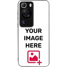 Coque personnalisée en silicone rigide noir - Huawei P60