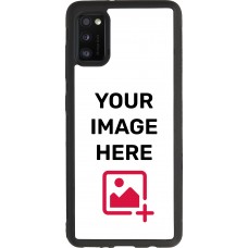 Coque personnalisée en silicone rigide noir - Samsung Galaxy A41