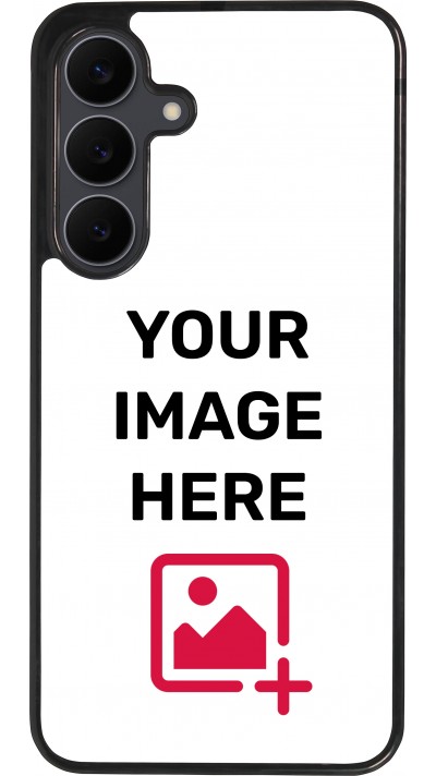 Custom Hülle Silikon schwarz - Samsung Galaxy S25 FE