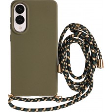 Coque Samsung Galaxy S26 Ultra - Bio Eco-Friendly nature avec cordon collier - Vert foncé