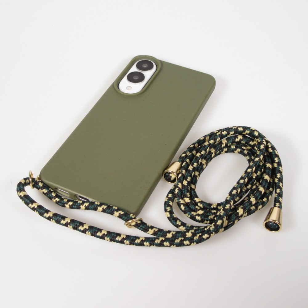 Coque Samsung Galaxy S26 Ultra - Bio Eco-Friendly nature avec cordon collier - Vert foncé