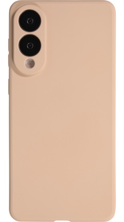 Samsung Galaxy S25 Edge Case Hülle - Silikon soft touch - Beige