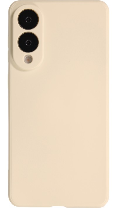 Samsung Galaxy S25 Edge Case Hülle - Silikon soft touch - Vanilla