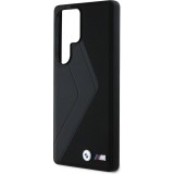 Galaxy S25 Ultra Case Hülle - BMW Oversized Lederhülle mit MagSafe-Kompatibilität - Schwarz