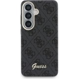 Coque Samsung Galaxy S26 - Guess 4G Script MagSafe Magnetic protection &eacute;l&eacute;gante - Noir
