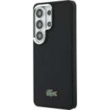 Galaxy S26 Ultra Case H&uuml;lle - Lacoste Petit Pique MagSafe Metall-Logo elegante und langlebige Schutzh&uuml;lle - Schwarz