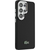 Galaxy S26 Ultra Case H&uuml;lle - Lacoste Petit Pique MagSafe Metall-Logo elegante und langlebige Schutzh&uuml;lle - Schwarz
