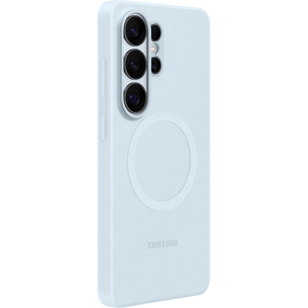 Galaxy S26 Ultra Case Hülle - Silicone Magnet Case leichter und dauerhafter Schutz - Hellblau