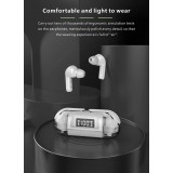 &Eacute;couteurs Bluetooth F80 Q26 Pro TWS avec &eacute;cran LED autonomie longue pour sport et jeu - Vert