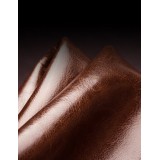Fourre iPhone 17 Air - Flip Qialino cuir véritable avec fermeture magnétique - Noir